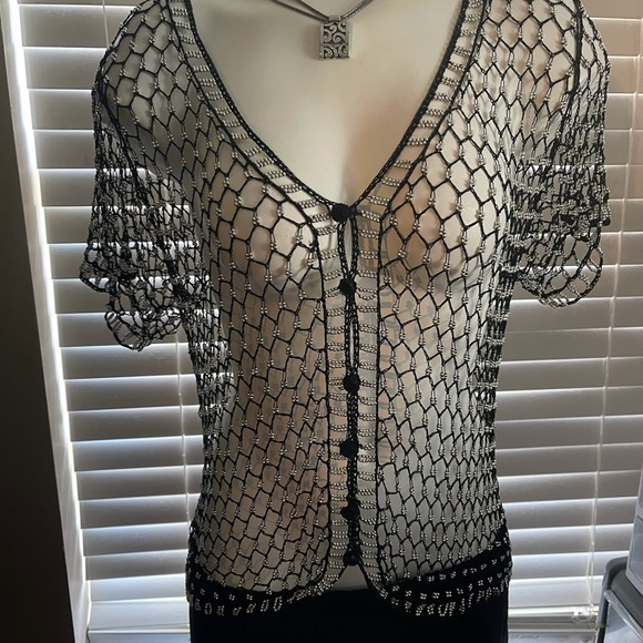 Silver Beaded Top - Picture 13 of 13
